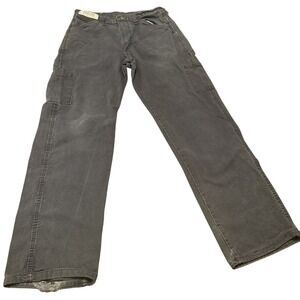 Bulwark‎ FR Flame Resistant Pants 34x30 Black Cargo Utility Workwear HRC2